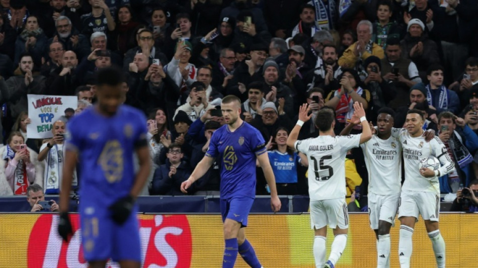 Mbappe, Vinicius help Real Madrid thrash Monaco in Champions League