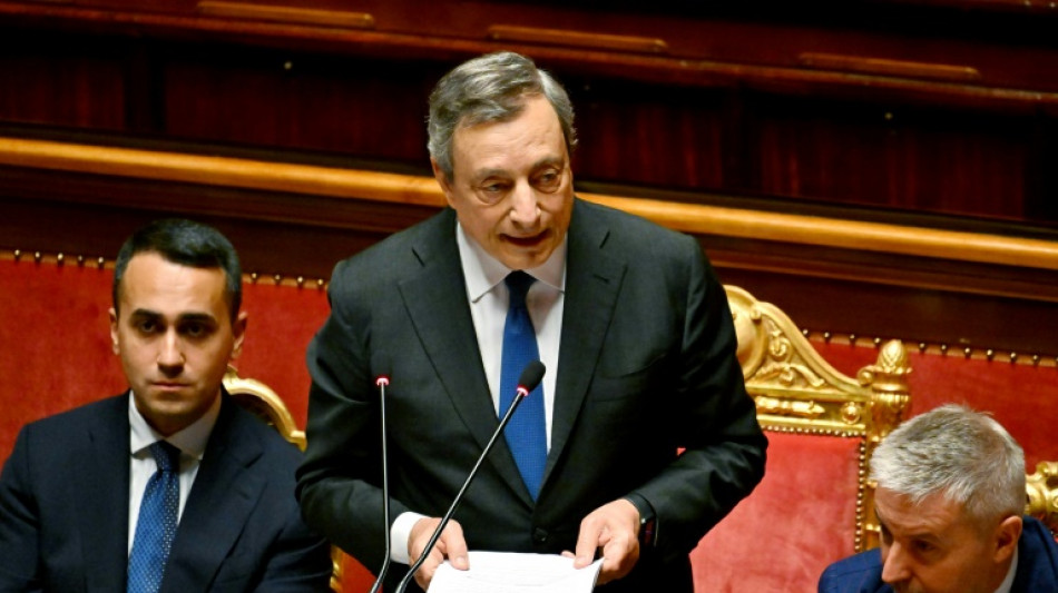 Italiens Ministerpr&auml;sident Draghi strebt Fortsetzung seiner Regierung an 