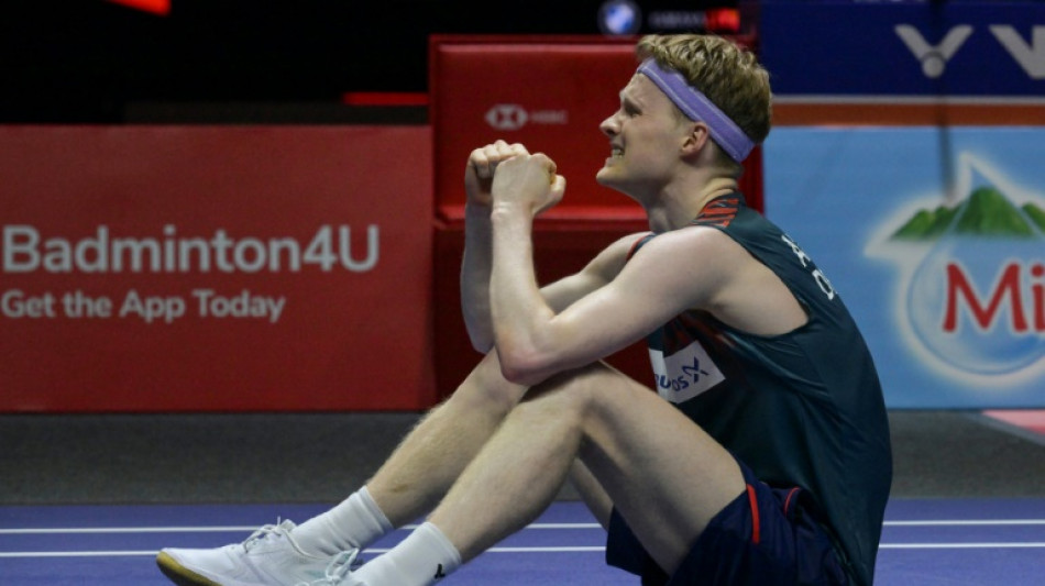 Denmark's Antonsen wins first Indonesia Open crown, An downs China's Wang