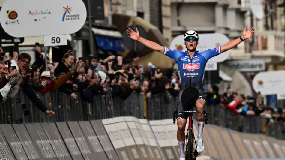Van der Poel emulates grandfather Poulidor with Milan-San Remo triumph