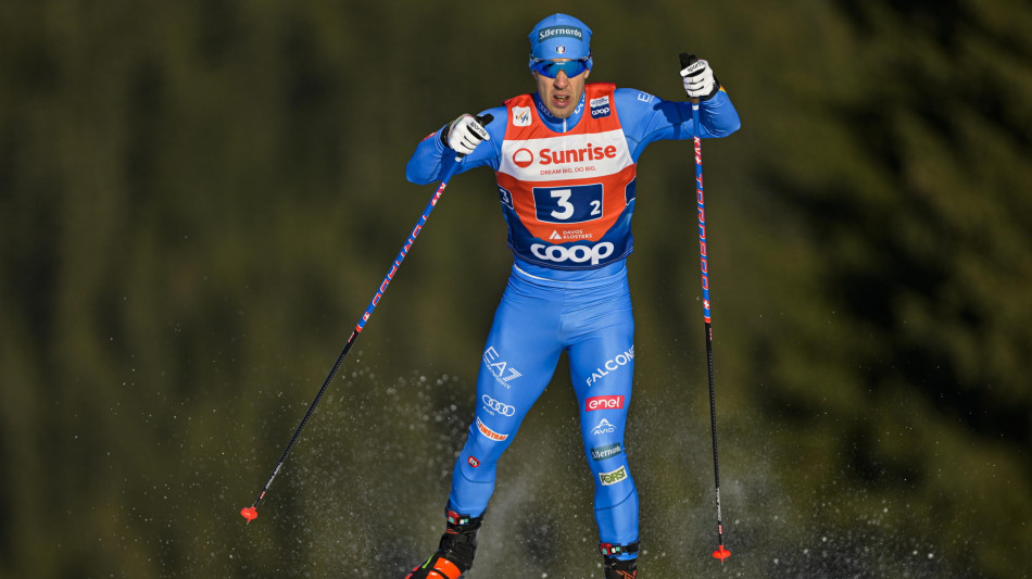 Sci nordico: Pellegrino sul podio, 2/o nella team sprint di Davos