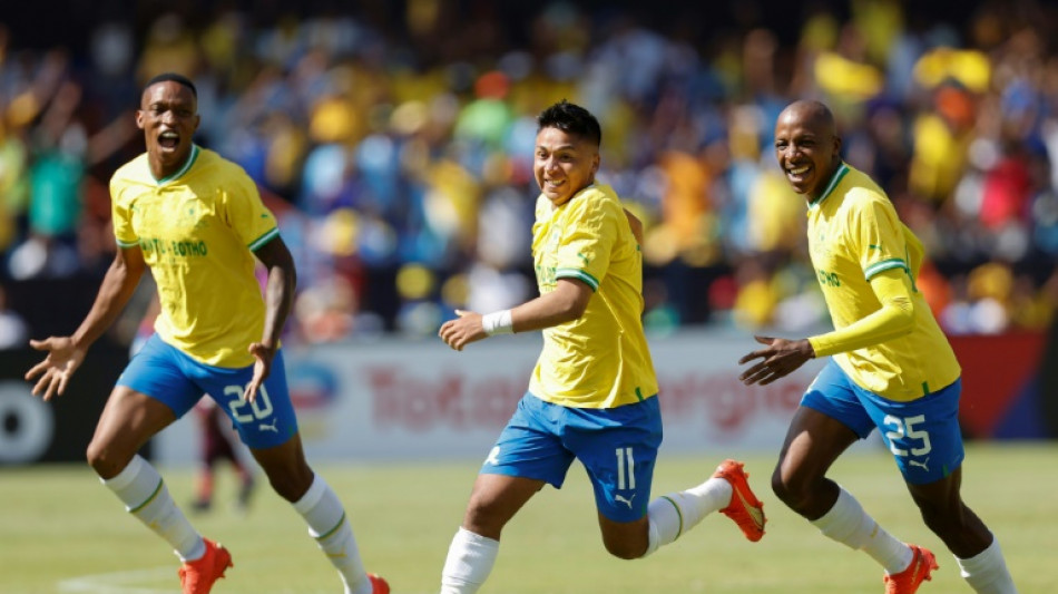 Sundowns hammer African giants Ahly to secure last-eight place