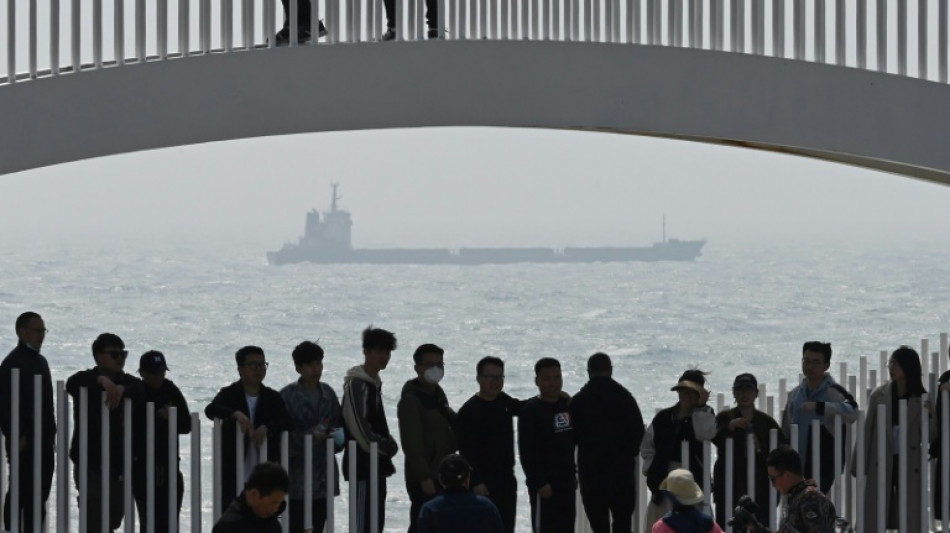 En d&eacute;pit des tensions, des touristes chinois imperturbables pr&egrave;s de Ta&iuml;wan