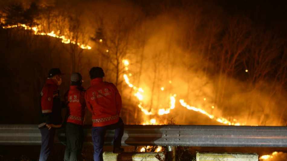 Corée du Sud: enquête sur un homme suspecté d'avoir déclenché les feux de forêt (police)