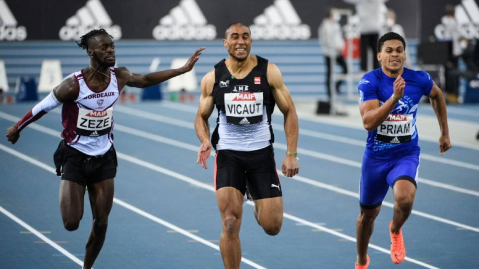 Athl&eacute;tisme/Championnats de france en salle: Vicaut sacr&eacute;, Mayer enrhum&eacute;    