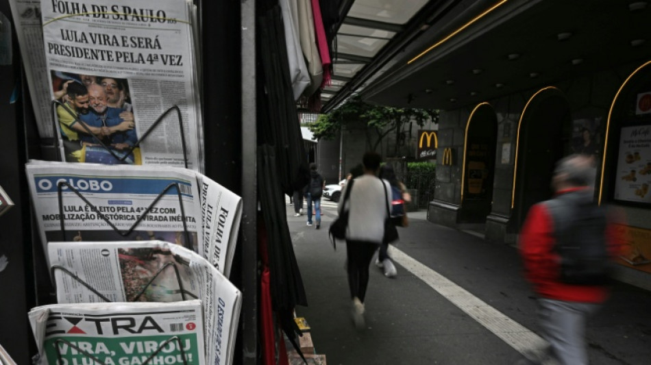 La Bolsa de Sao Paulo se desploma tras la victoria de Lula en Brasil