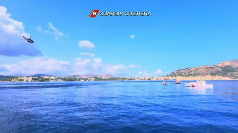 Sicile: l'&eacute;pave du yacht du magnat Mike Lynch au coeur des recherches