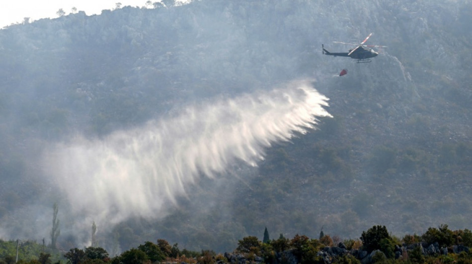 Soldier dies battling Montenegro wildfire