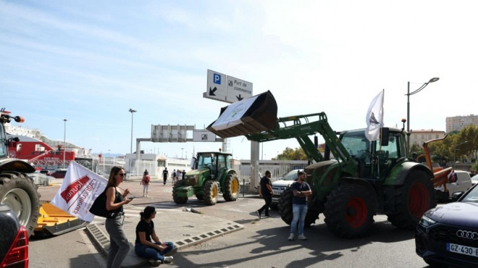 S&eacute;cheresse: des agriculteurs en col&egrave;re bloquent les ports de Bastia et Ajaccio
