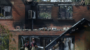 In wildfire town, PM says UK must 'face up to climate change'