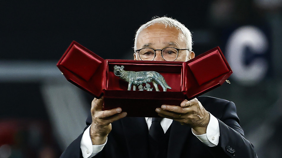 Calcio: Ranieri 'Roma? Tutti uniti verso un unico obiettivo', e di Gasp non parla