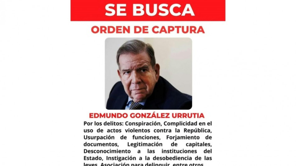 Venezuela setzt 100.000 Dollar-Kopfgeld auf Oppositionsf&uuml;hrer Gonz&aacute;lez Urrutia aus