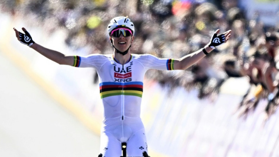 Pogacar wins Van der Poel duel at cycling's Tour of Flanders
