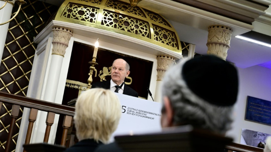 "Plus jamais &ccedil;a": Scholz promet de prot&eacute;ger les juifs en Allemagne