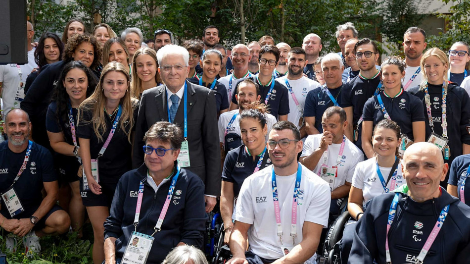 Mattarella a paralimpici, il vostro &egrave; un messaggio al mondo