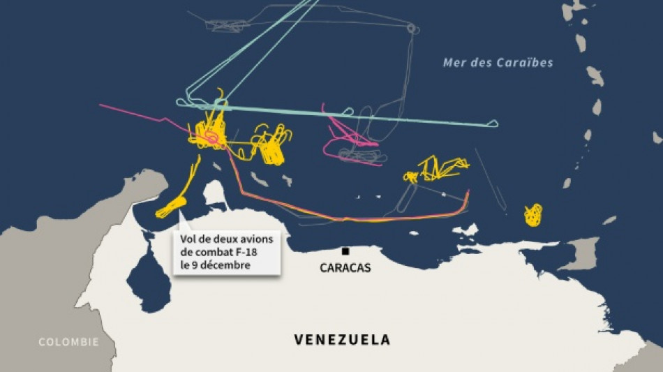 Washington poursuit ses vols militaires au plus pr&egrave;s du Venezuela