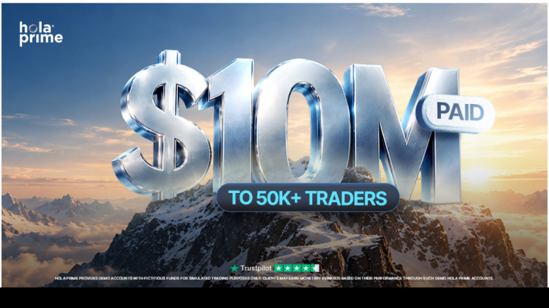 $10 Million and Counting: Hola Prime Hits Major Trader Payout Milestone