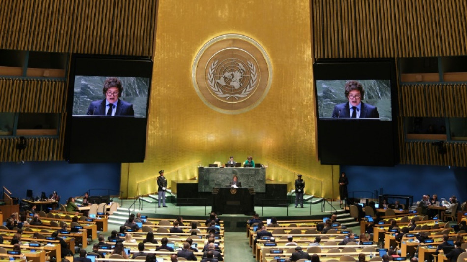 Javier Milei denuncia 'agenda ideol&oacute;gica' em discurso na ONU