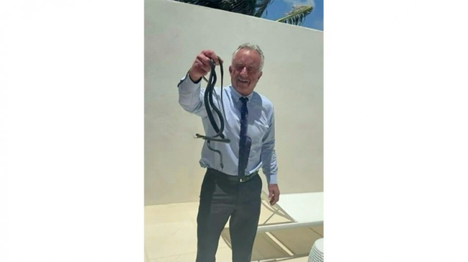Kennedy Jr. genera pol&eacute;mica al manipular serpientes en un video viral