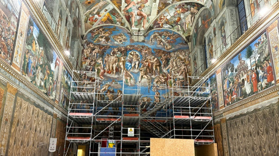 Come&ccedil;a a limpeza profunda do Ju&iacute;zo Final de Michelangelo na Capela Sistina