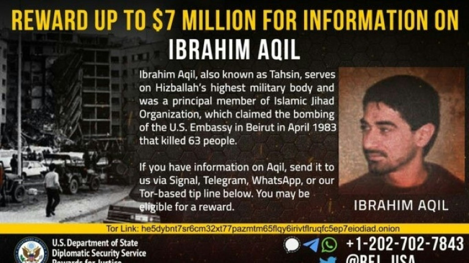 Ibrahim Aqil, chefe das for&ccedil;as de elite do Hezbollah e procurado pelos EUA