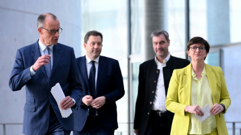 Koalitionsgespr&auml;che erreichen F&uuml;hrungsebene - Union und SPD optimistisch 