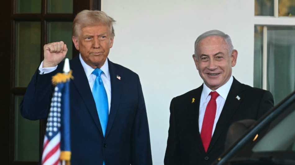 Netanjahu zu Gespr&auml;chen mit Trump im Wei&szlig;en Haus eingetroffen